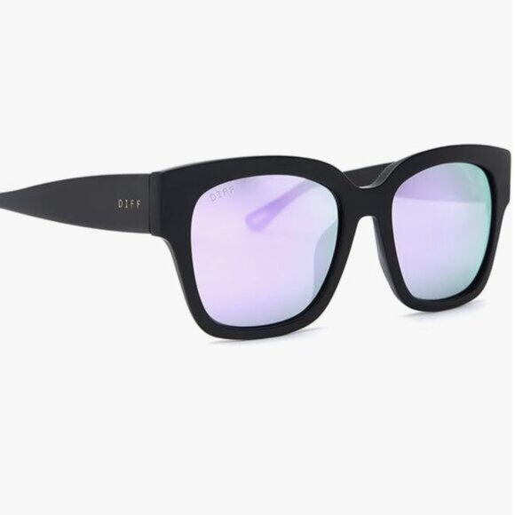 DIFF Bella II Oversized Designer Square Sunglasses for Women UV400 Protection - Picture 8 of 9